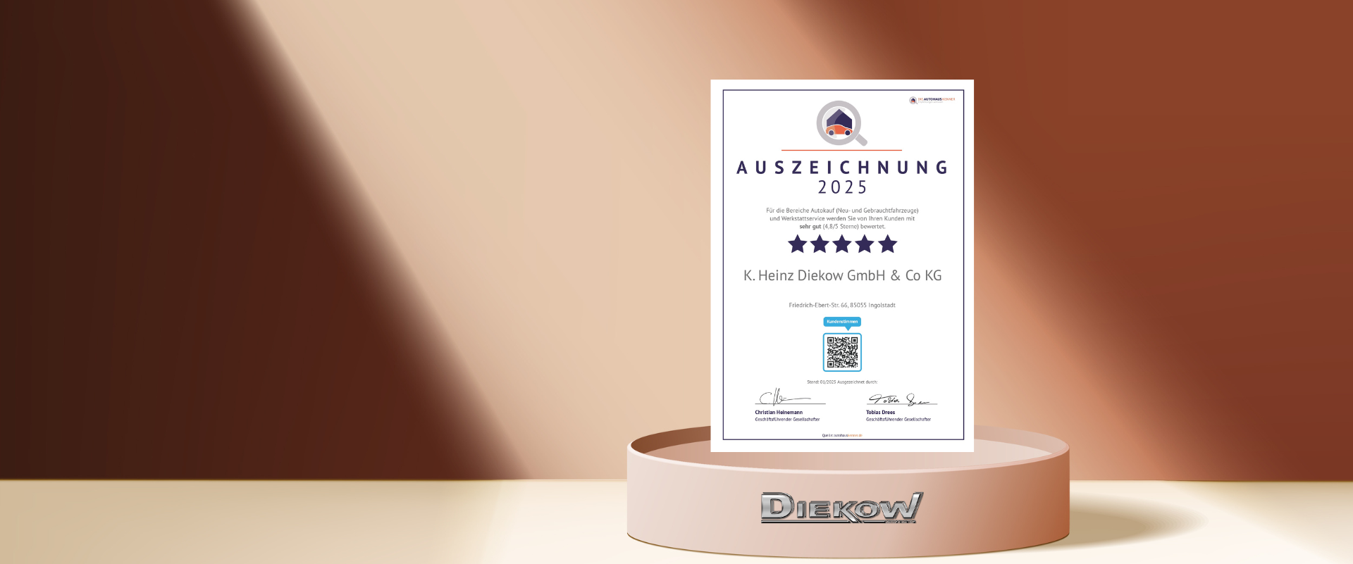 Auszeichnung Autohauskenner 2025